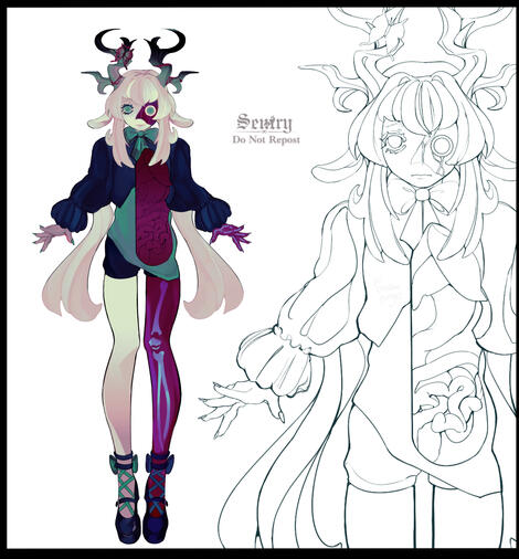 Character front design